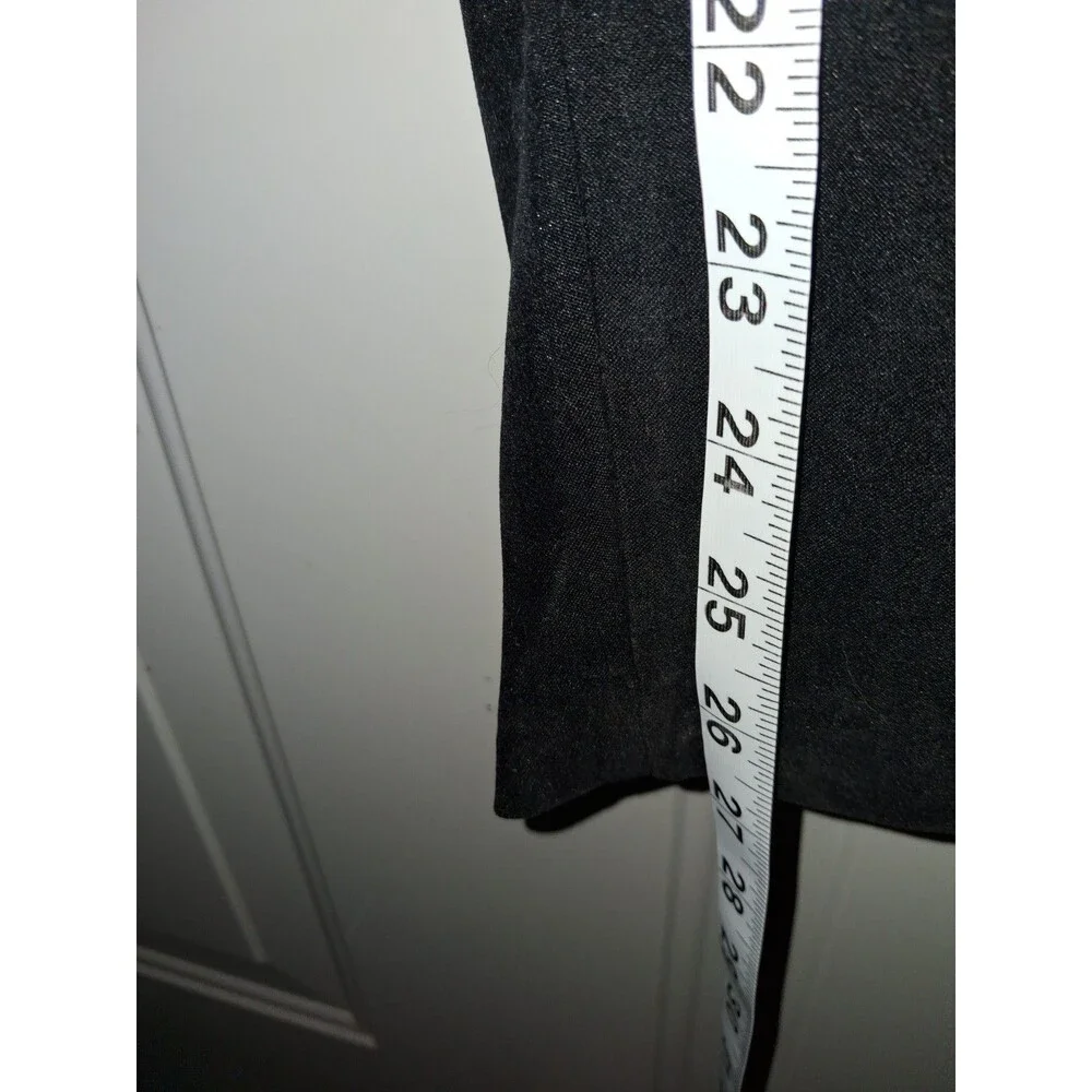 Briggs Women's Black Pull On Dress Pants Elastic Waist Stretch Size 22W USA Made